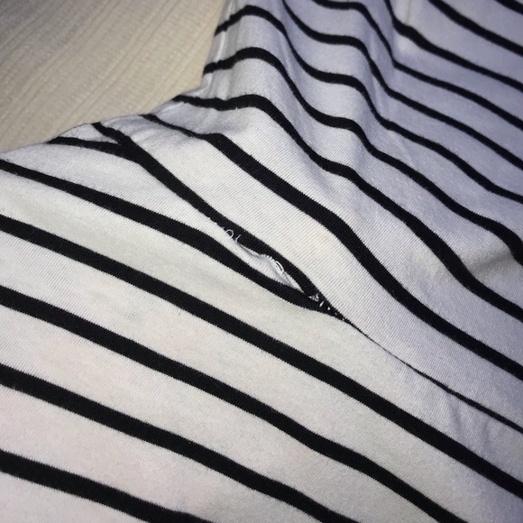 Girl Black and White Stripes Sleeveless Dress Size 5-6 - Picture 2 of 7